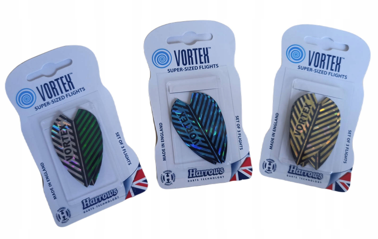 Piórka do lotek HARROWS VORTEX dart ZESTAW 3 SZT Model Vortex