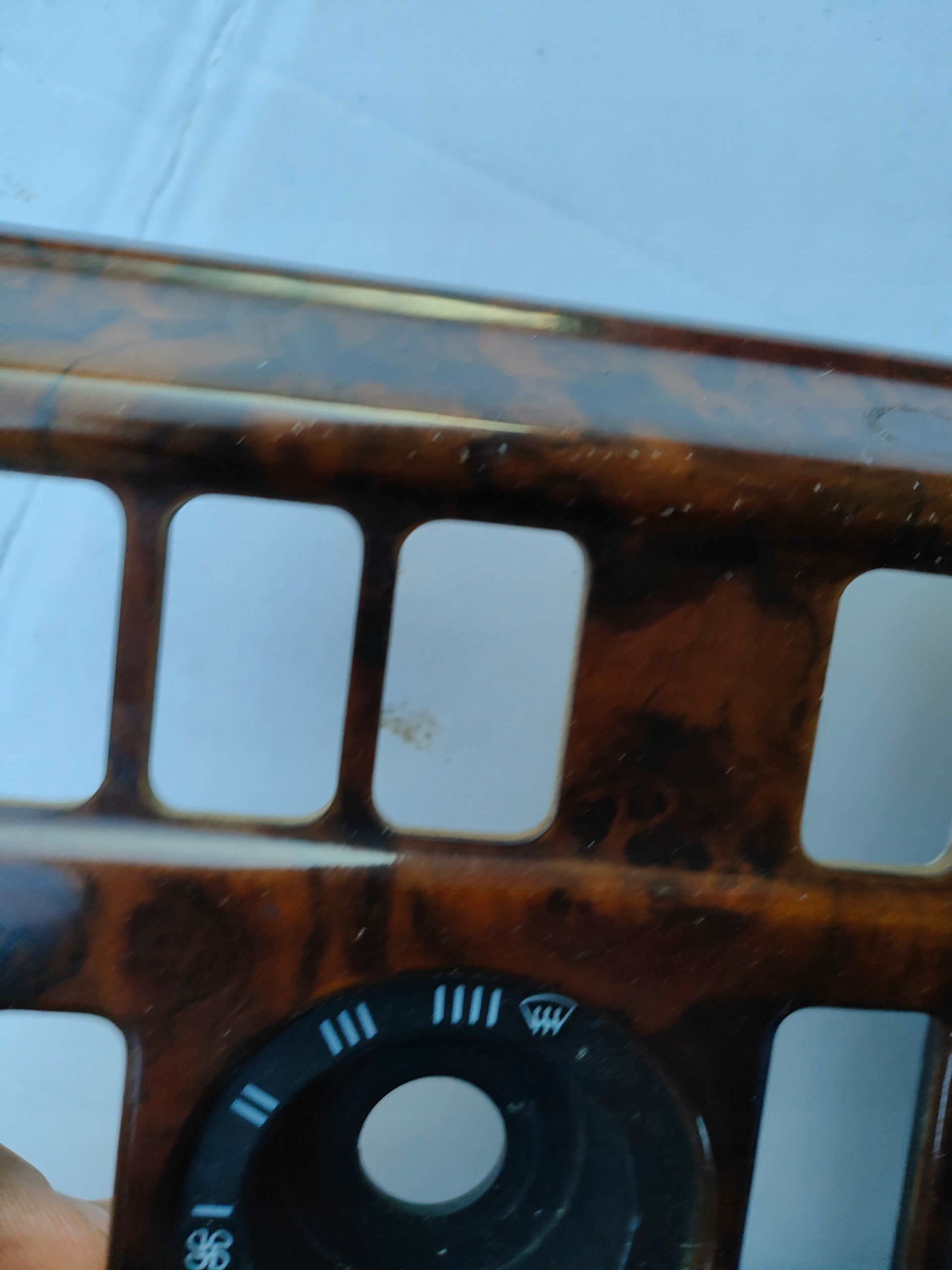 PANEL RÁM dřevo DEKOR PANELU klími klimatizaci MERCEDES W124