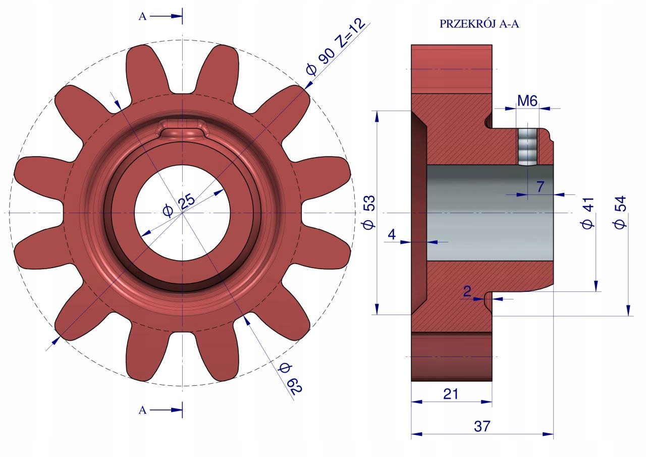Koło Z 12 (siewnik konny) Producent części inny