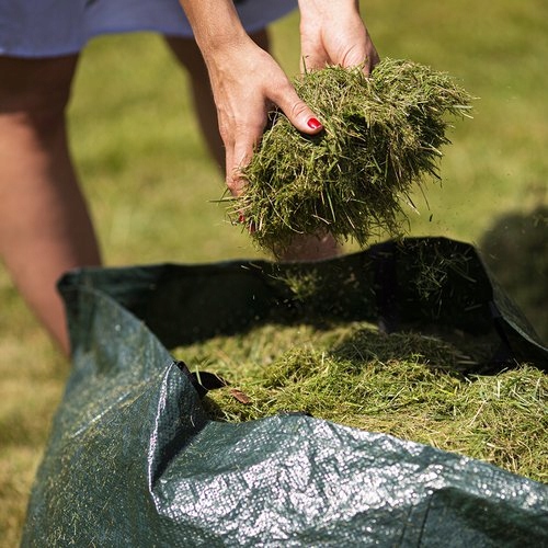 KOSZ 120L OGRODOWY SKŁADANY NA LIŚCIE TRAWĘ TORBA Materiał dominujący tworzywo sztuczne