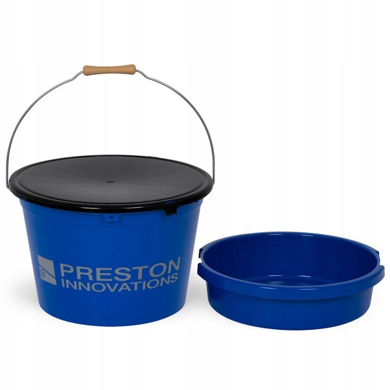 Wiadro Do Mieszania Zanęty Zestaw Z Miską Przykrywką Preston Bucket Set 25L