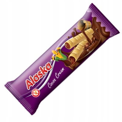 4x Alaska Plněné kukuřičné trubičky kakaové, bezlepkové, 18 g
