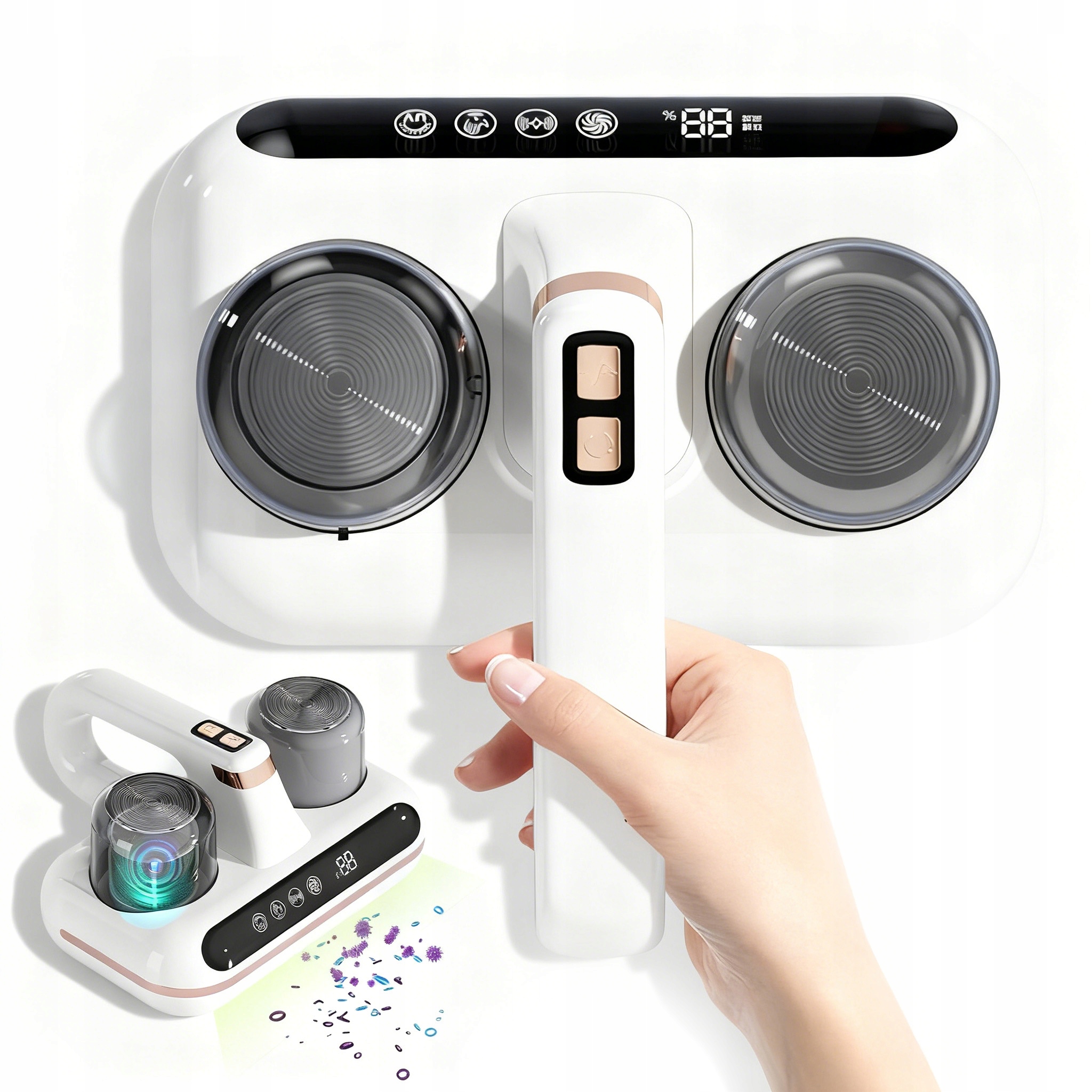 Uv Odkurzacz Antybakteryjny Do Alergików I Astmatyków Filtr Hepa 10KPA 100W