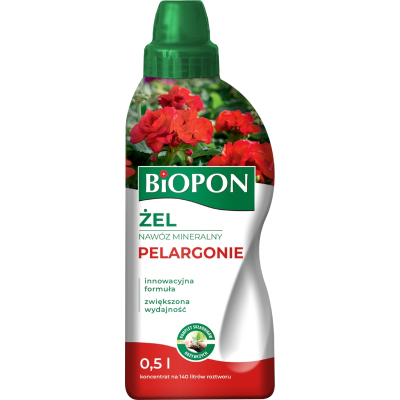 

Wydajny żel do pelargonii Biopon nawóz 0,5l