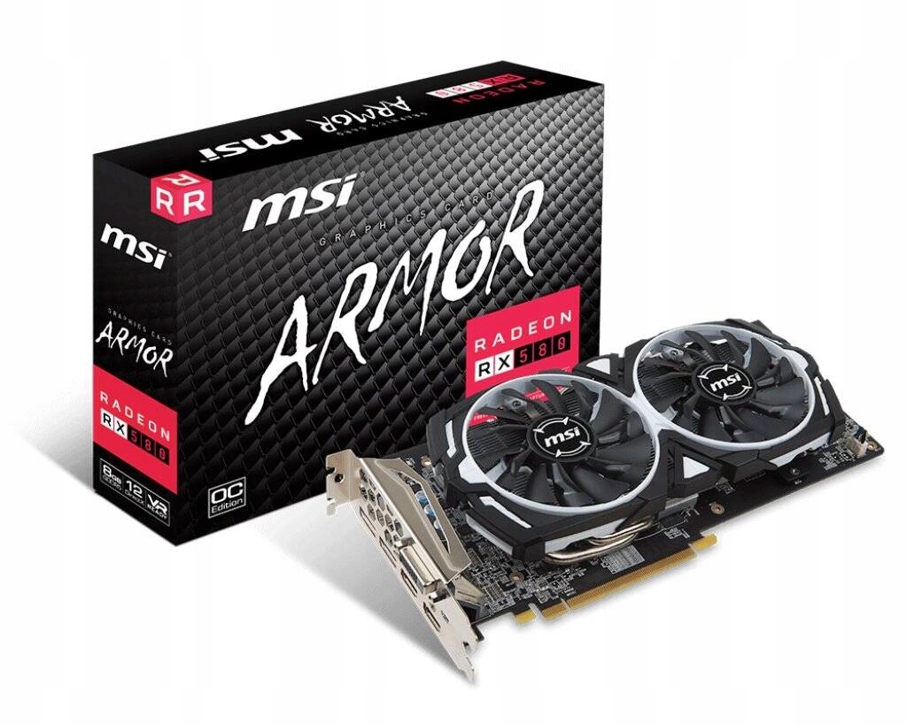 Видеокарта MSI Armor RX 580 8 ГБ