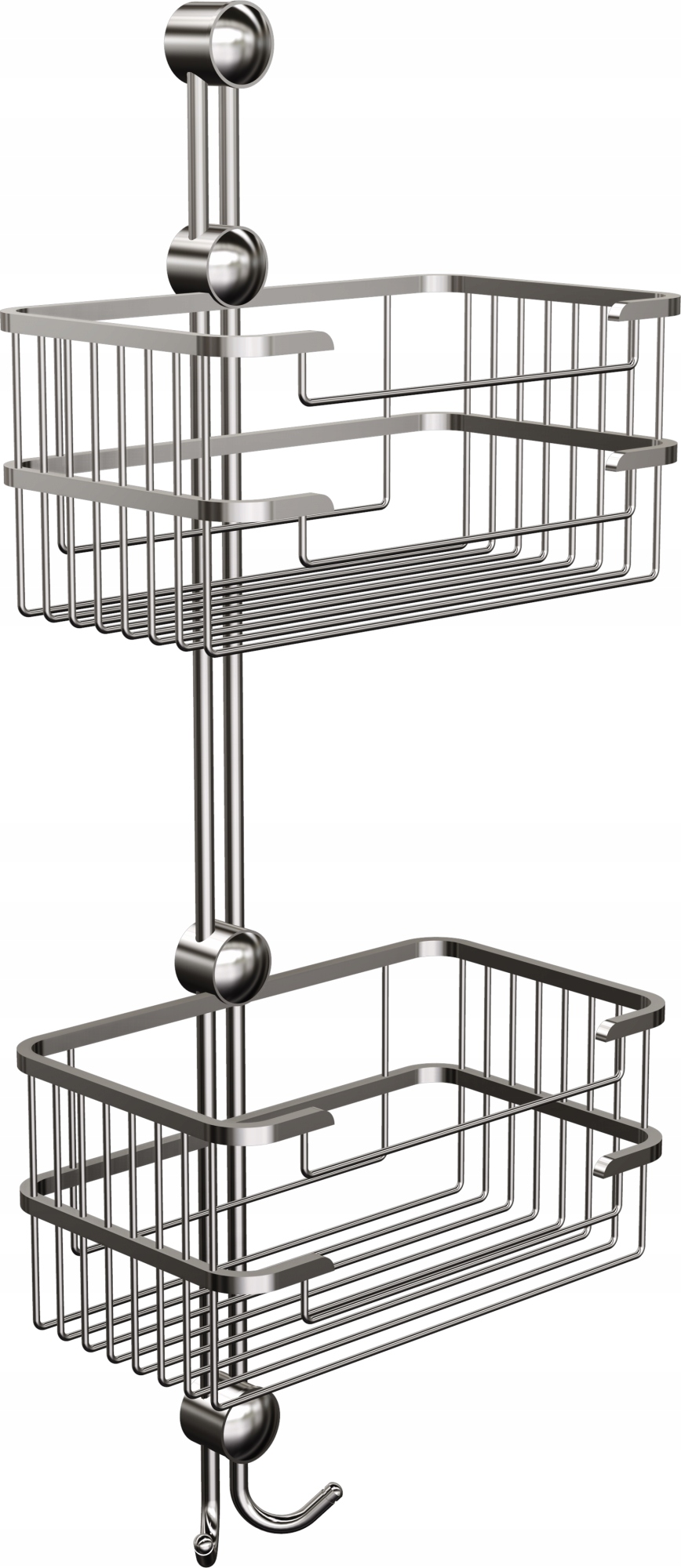 Dvojitý kôš Classic Andex 071/CC (chróm)