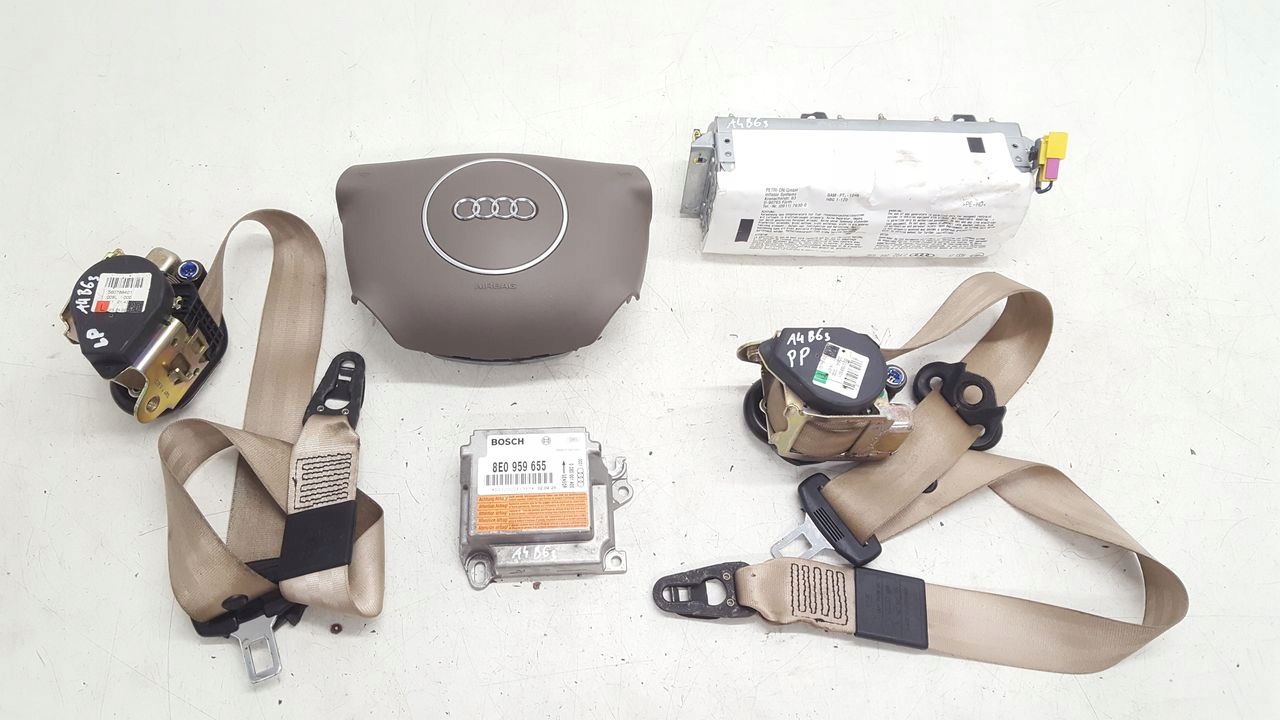 Airbags air bag Gurten sensor Audi A4 B6 2,0