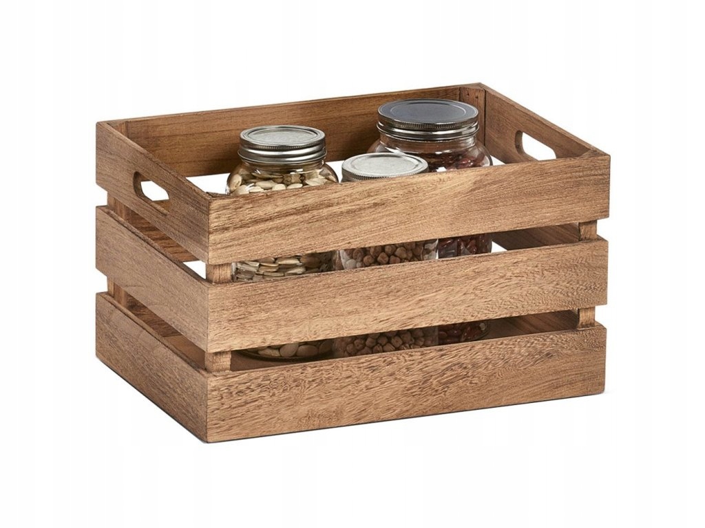 Kontejner pro ukládání Vintage, dřevěný , 35x25x20 cm, Zeller