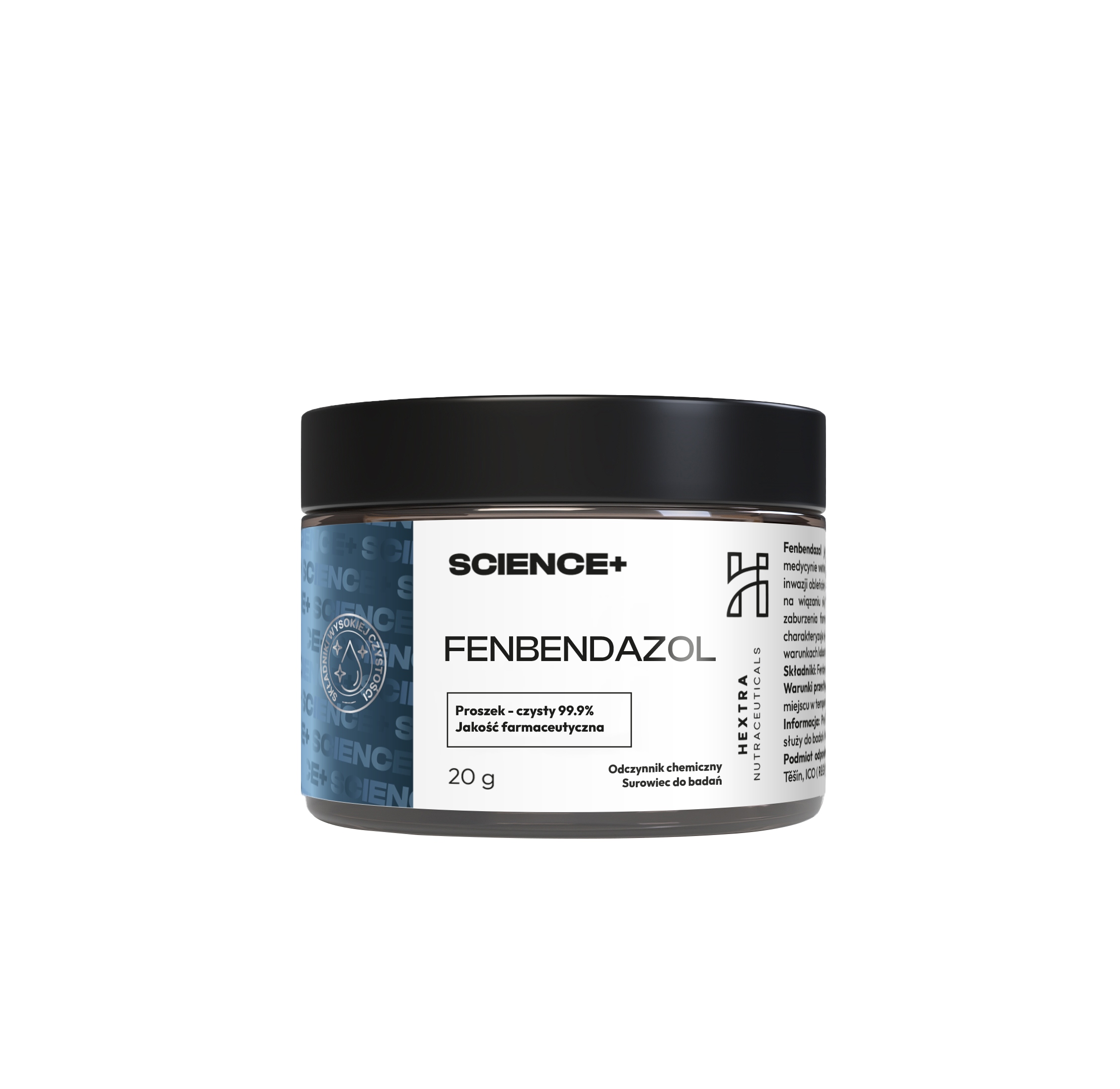 Fenbendazol 99.9 % czysty 20g 90 Jednostek