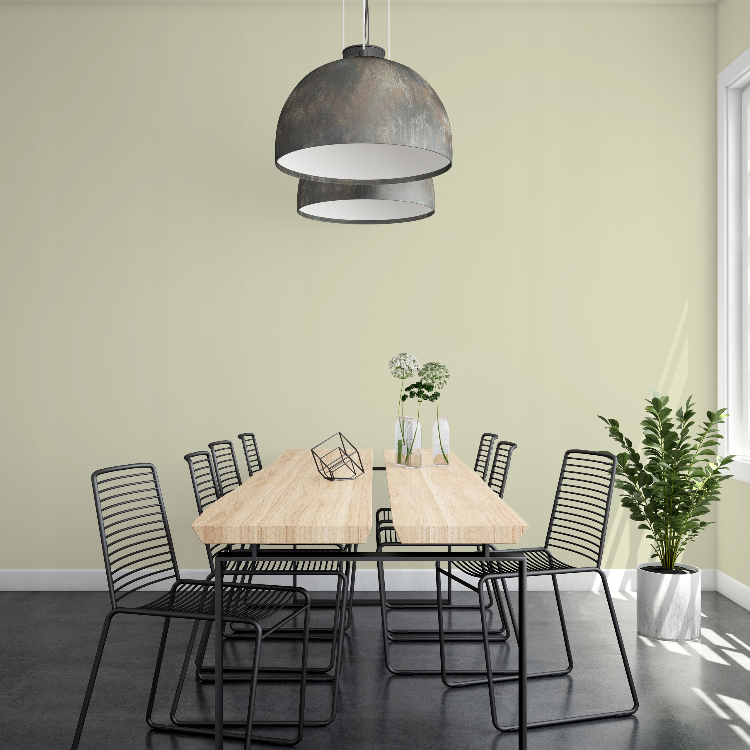 FARBA CERAMICZNA BIEL ZŁAMANA W GROSZKOWY KOLOR BIAŁY GROSZKOWY MAT 5L Marka inna