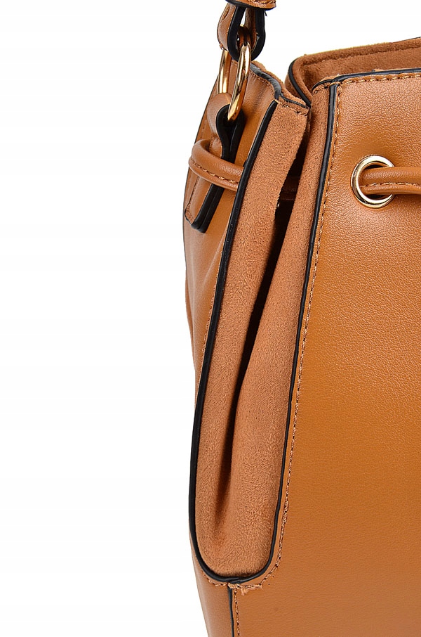 BESTINI TOREBKA damska WOREK LISTONOSZKA zamsz Wzór dominujący inny wzór