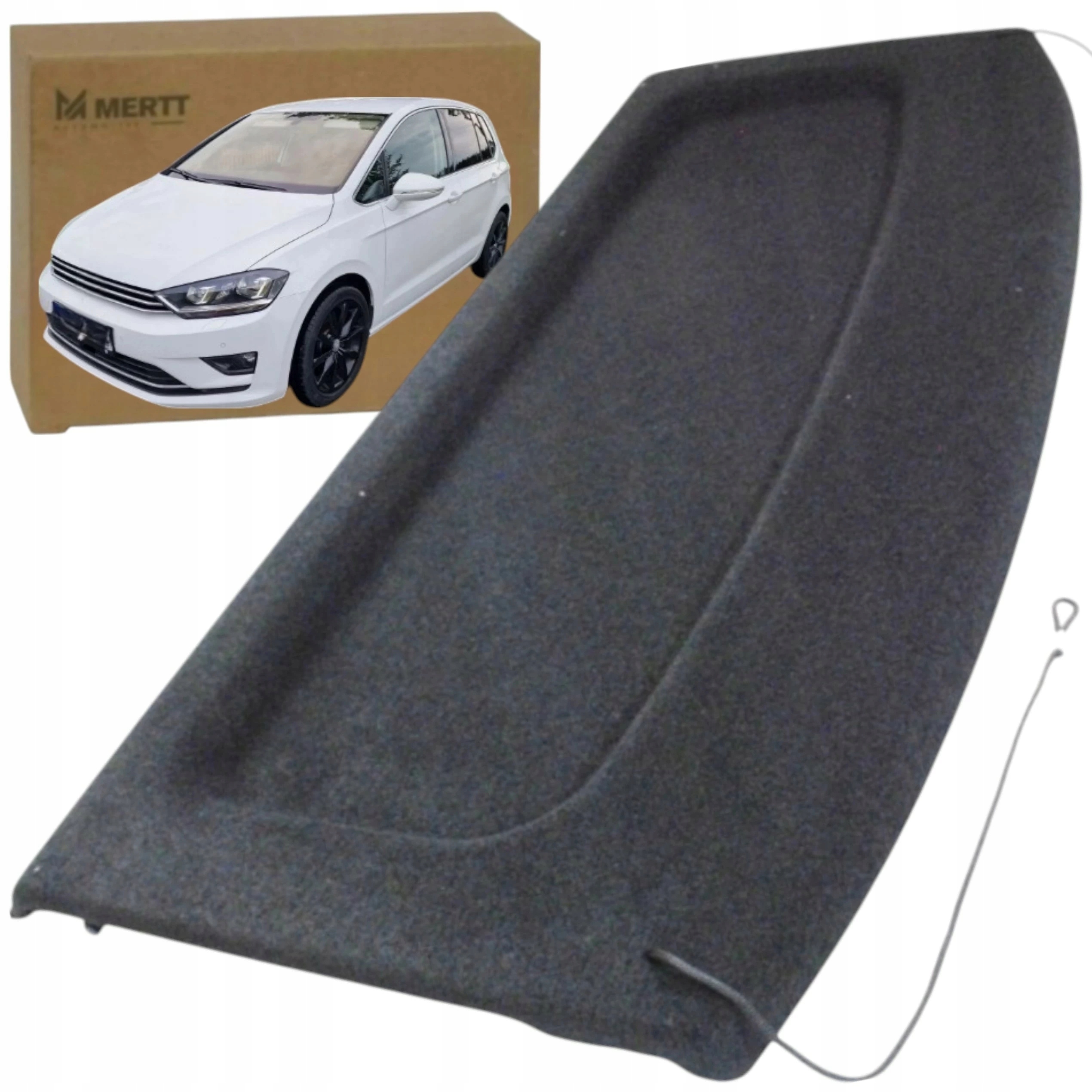 Volkswagen Golf Sportsvan 14-20, Položka Zavazadlového Prostoru, Černá, 510867769A