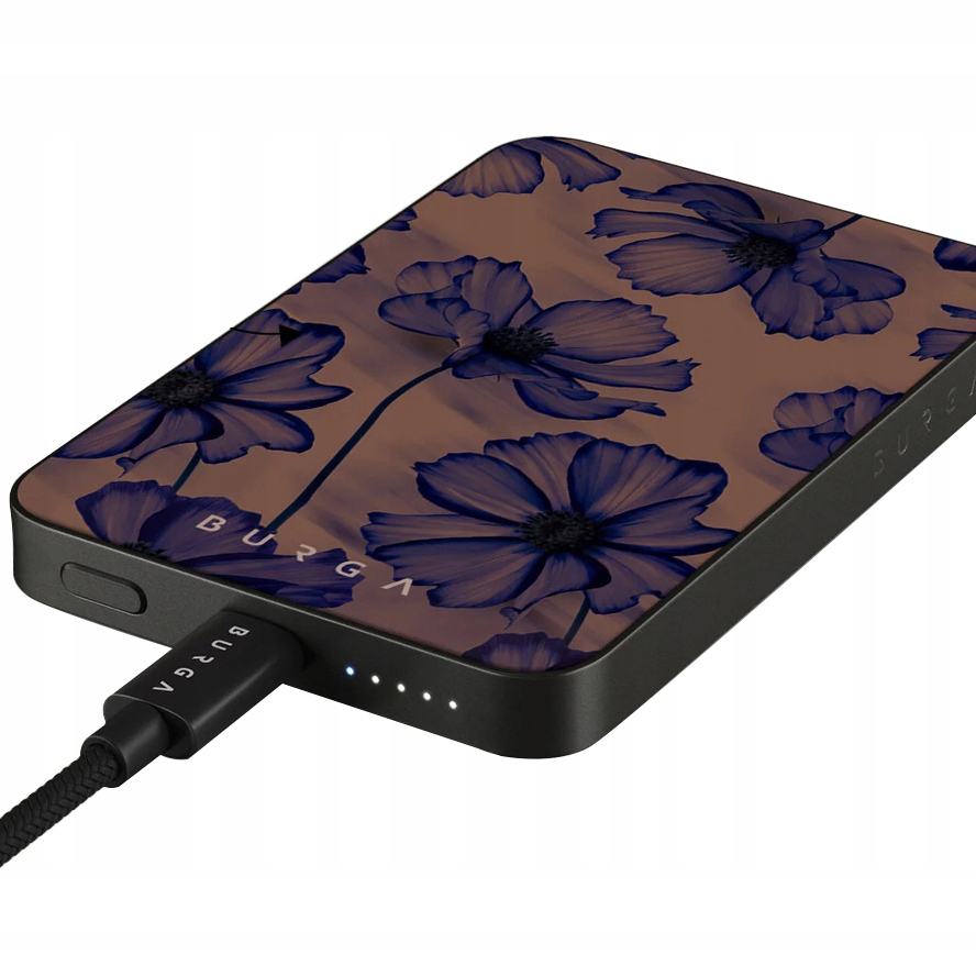 Indukčná powerbanka Burga pre MagSafe Qi Usb-c 5000 mAh kábel Usb-c Pd 20 W