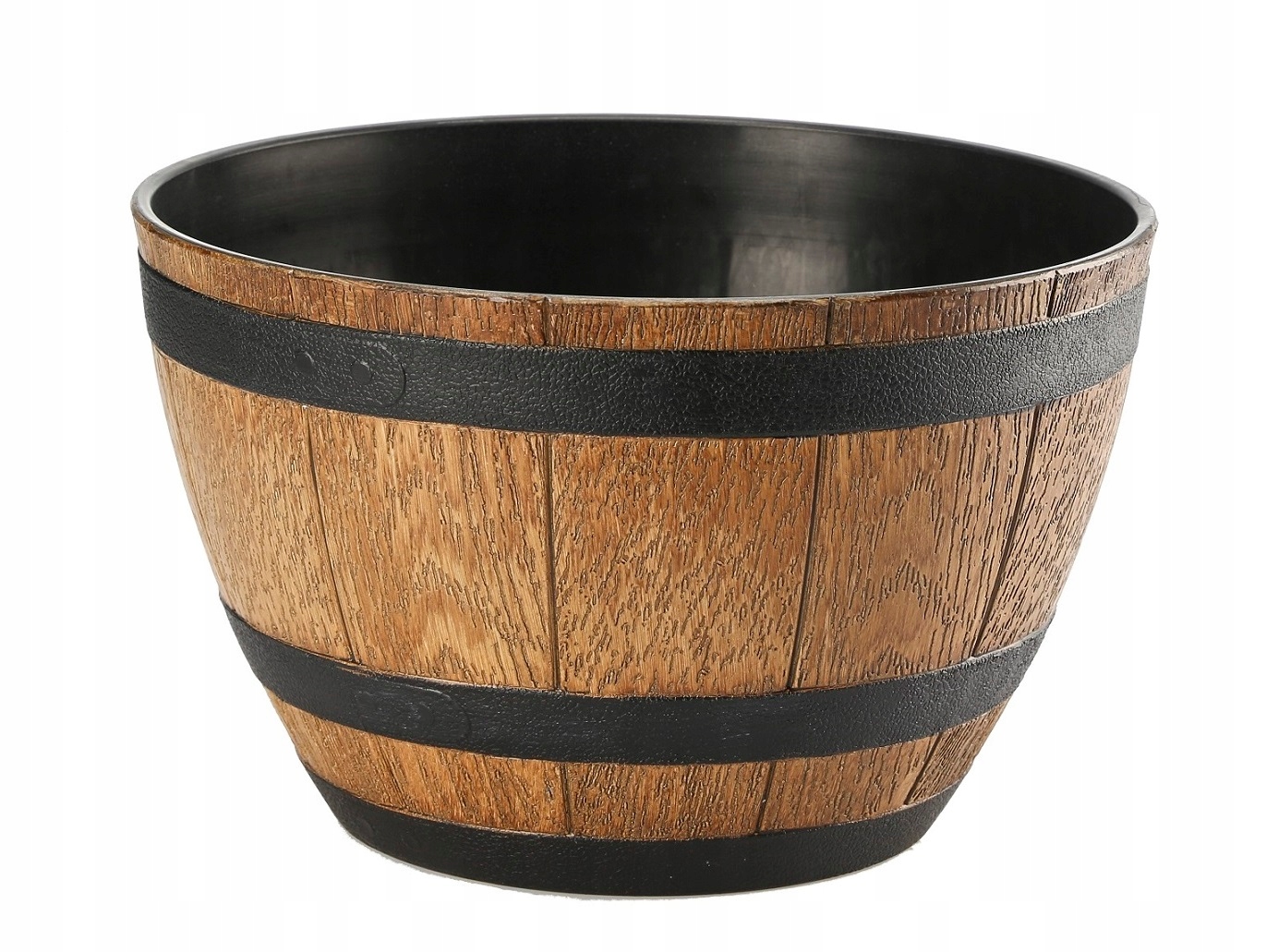 

Donica okrągła skrzynka beczka Barrel 40 cm brąz