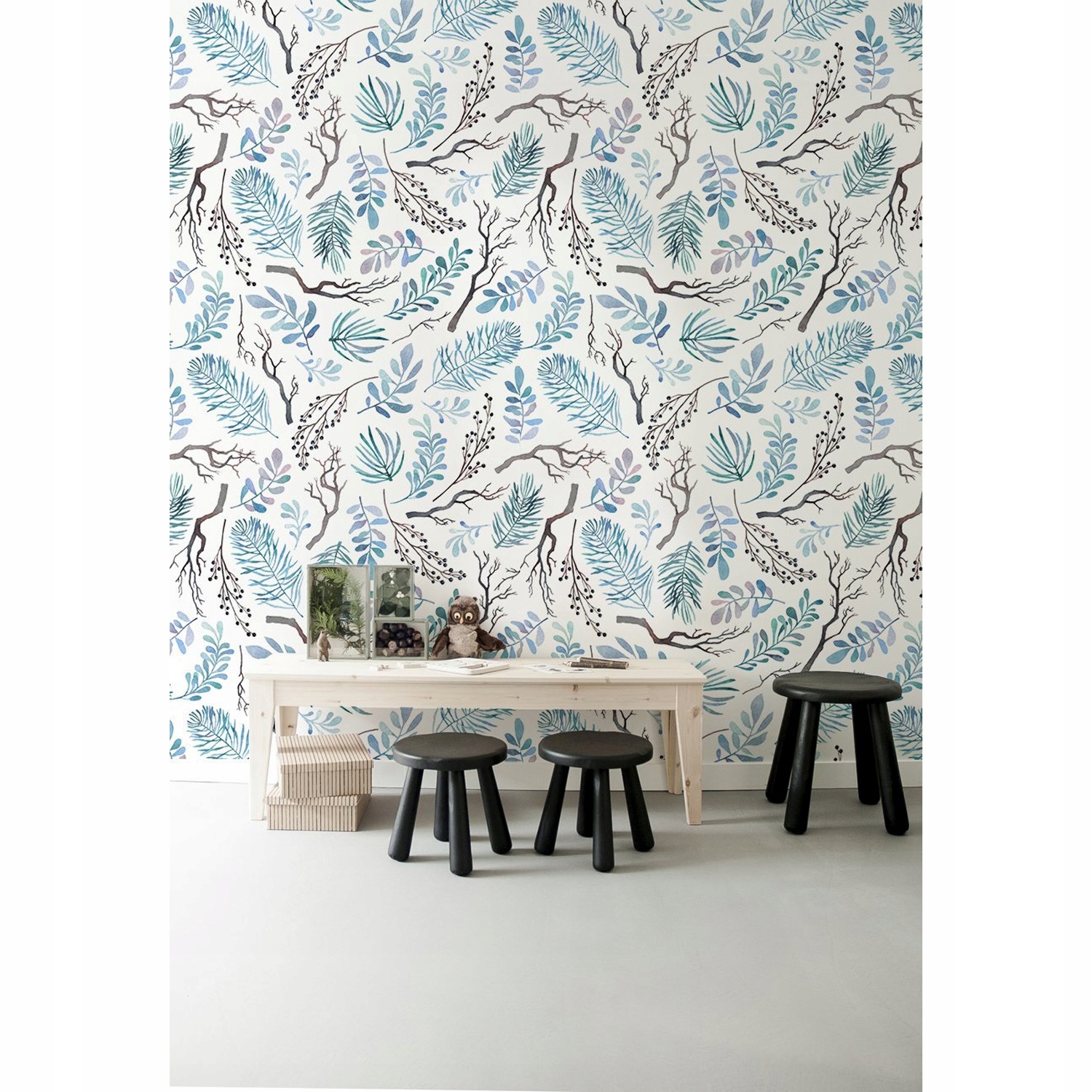

Flizelina tapeta Zimowe gałęzie 152x104 cm + klej