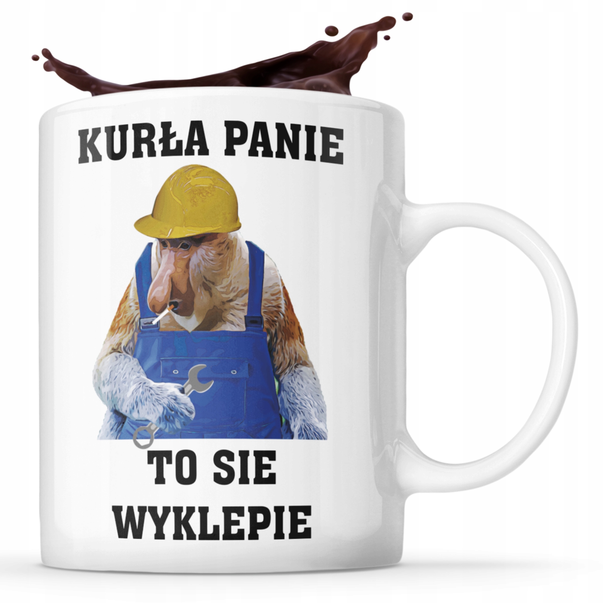 

Śmieszny Kubek Mechanika Upominek Nosacz