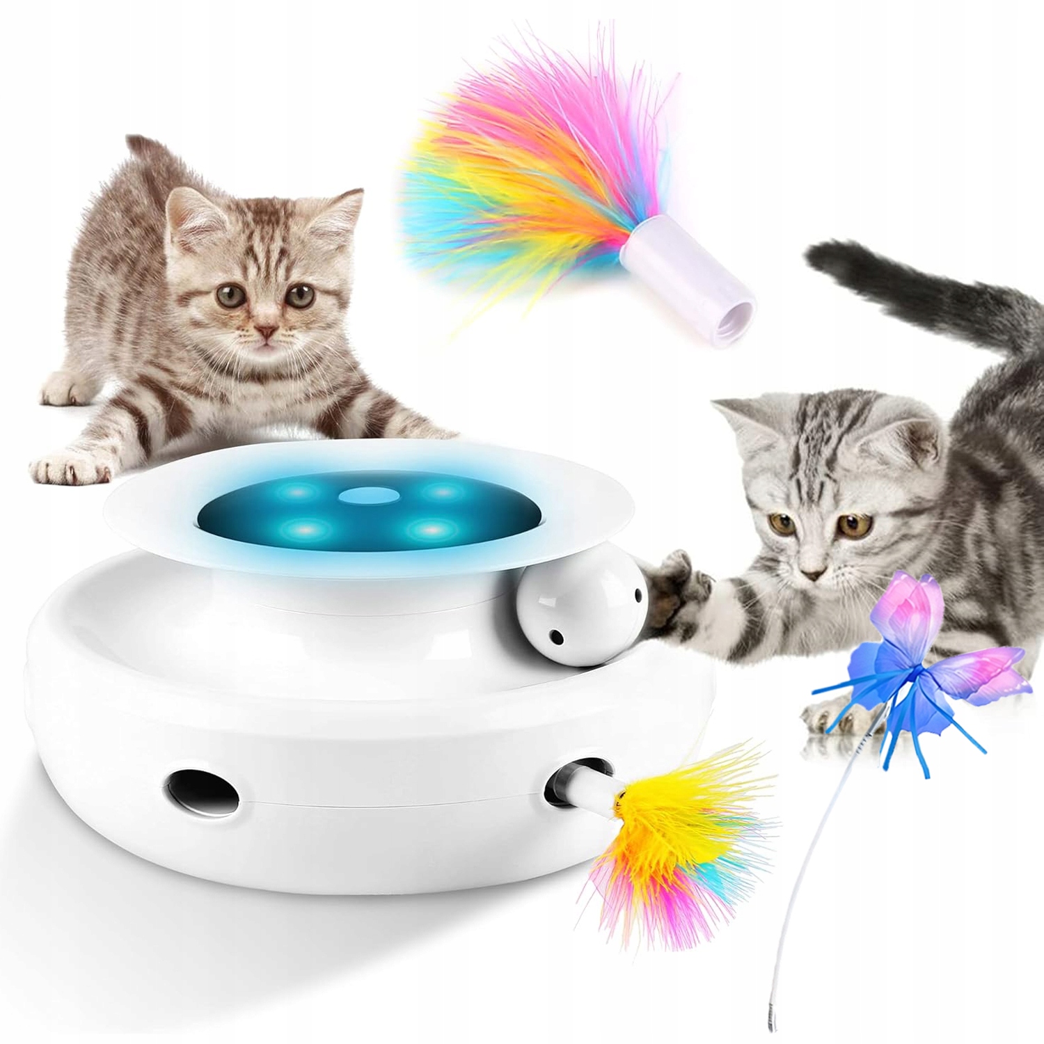 Hračky Pro Kočky Elektrická Interaktivní Automatická Hračka Pro Kočky