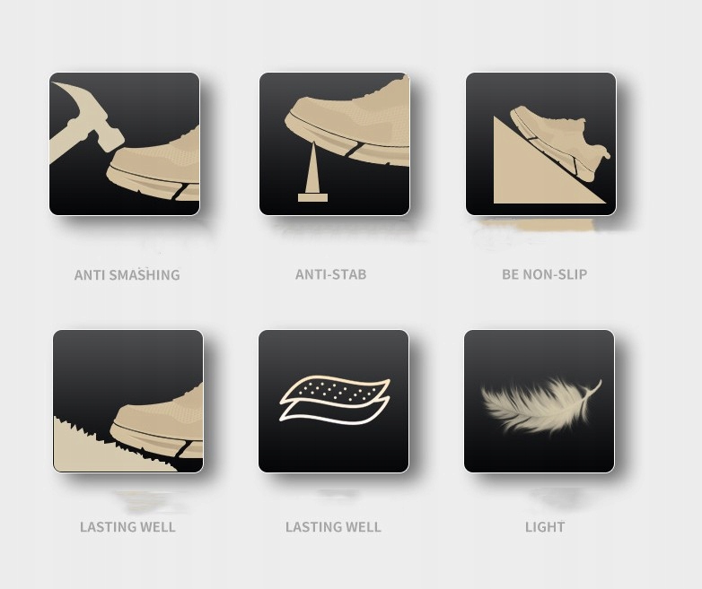 BUTY ROBOCZE Oddychający Z PODNOSKIEM LEKKIE 34-39 Marka bez marki