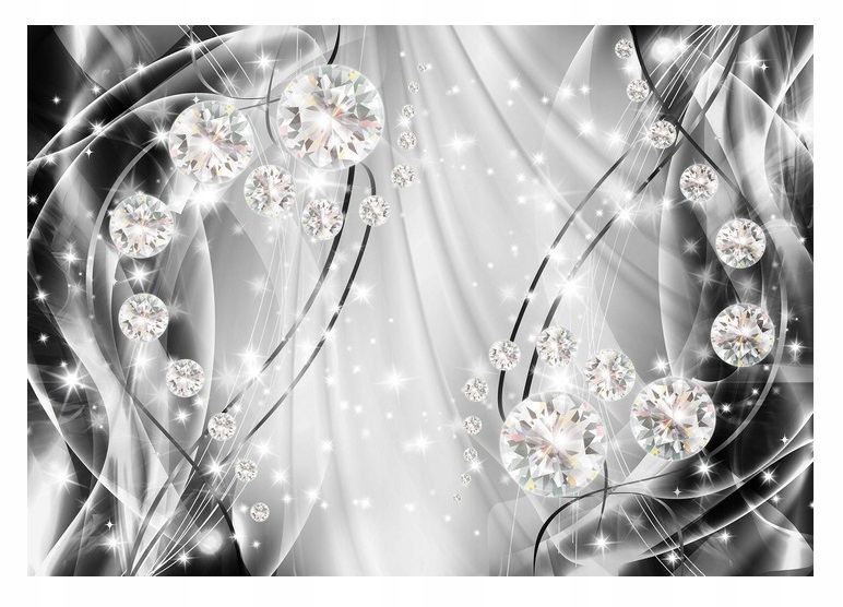 Fototapeta 3D Do Obývacího Pokoje Abstrakce Diamant 254x184