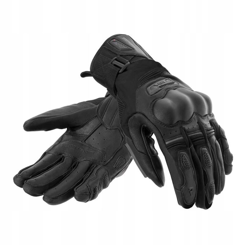 Rękawice motocyklowe turystyczne Rebelhorn Range Black czarny Gratisy