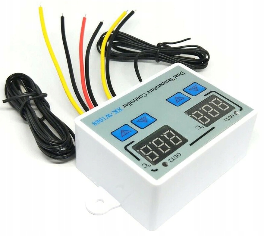 TERMOSTAT REGULATOR TEMPERATURY CYFROWY ALARM 230V