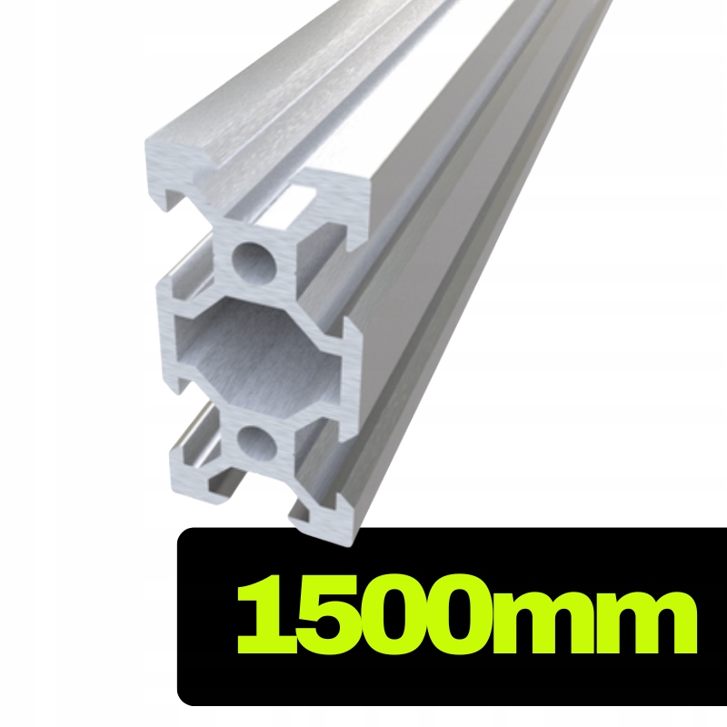 Profil aluminiowy konstrukcyjny V-Slot 2040 150 cm srebrny T6 20x40