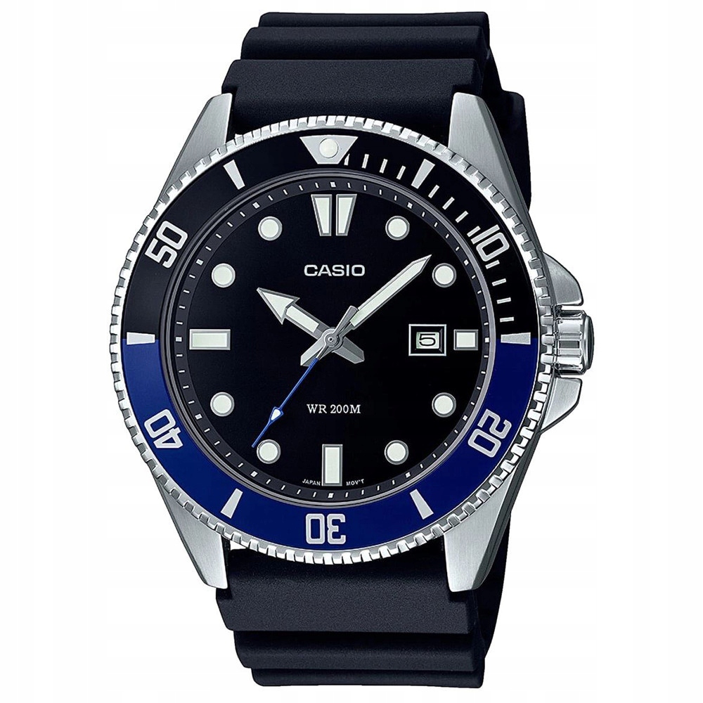 Pánské Hodinky Casio MDV-107-1A2VEF s černým řemínkem