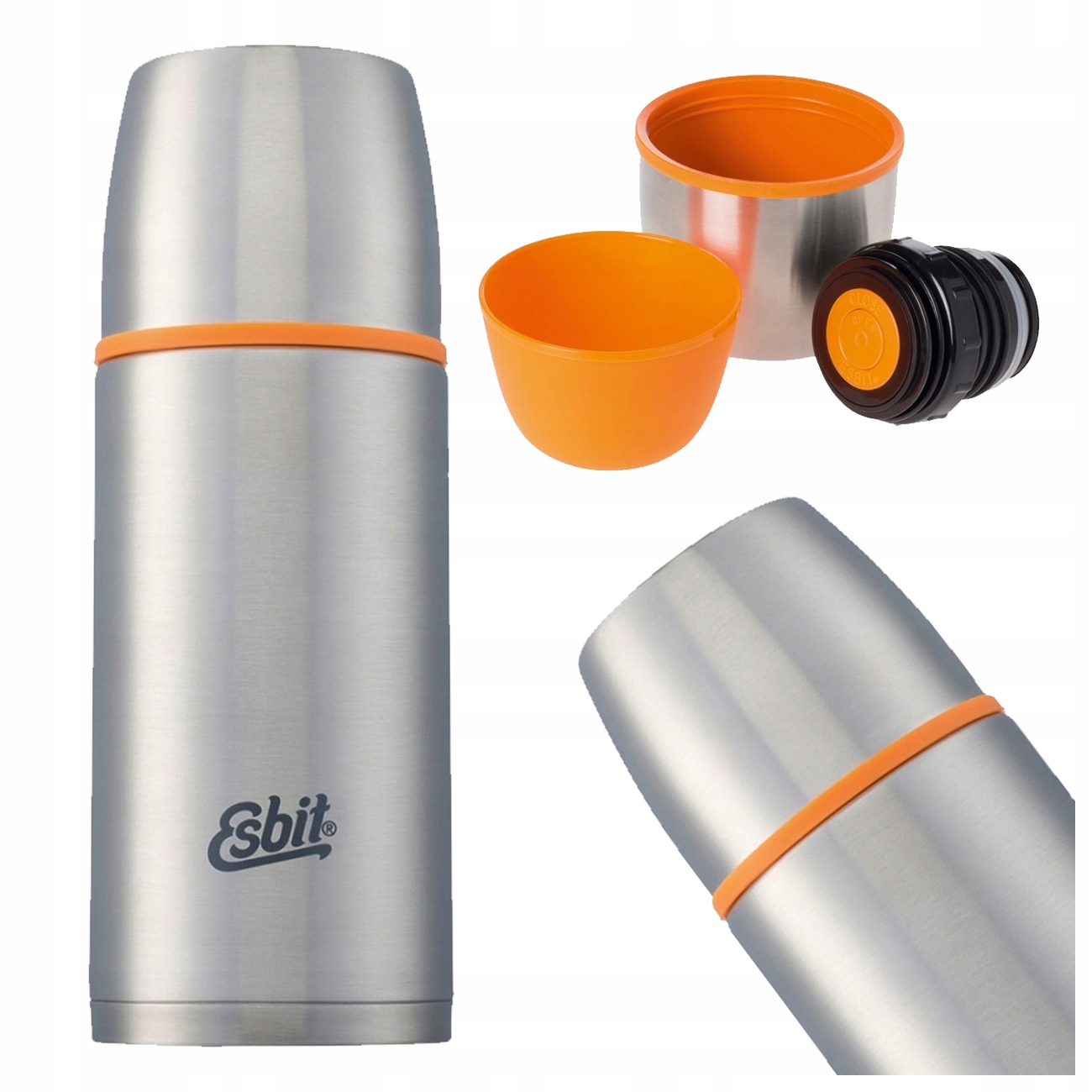 Termos Próżniowy Na Napoje Esbit Vacuum 0,5L 2 Kubki Dłutorwałe Ciepło