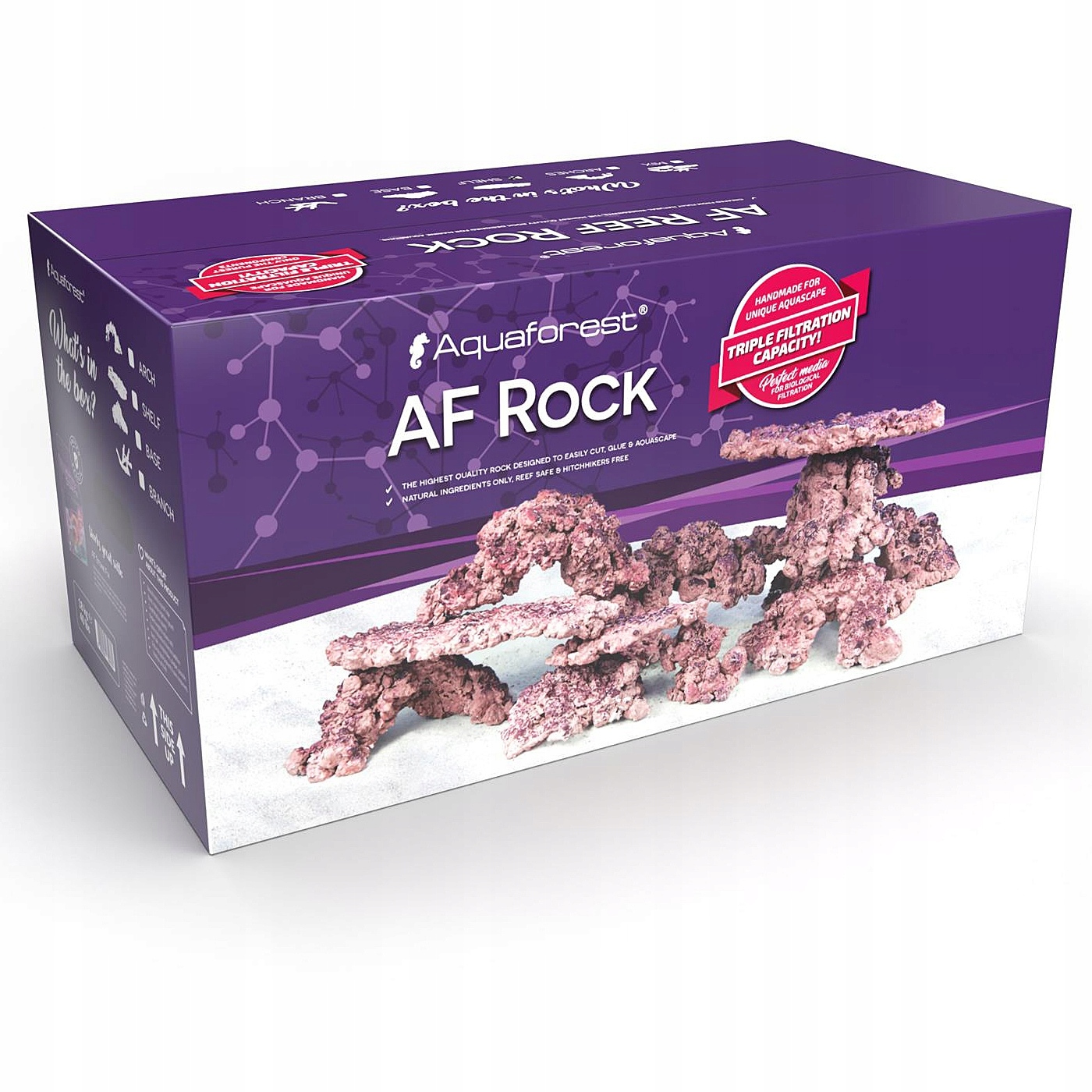 Levně Aquaforest Rock Shelf 18KG Skála Do Akvária Mor
