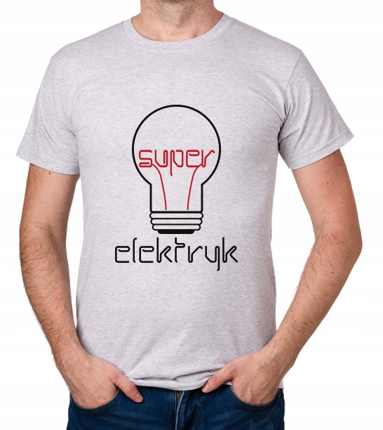 

koszulka Super Elektryk Elektryka Pomysł prezent