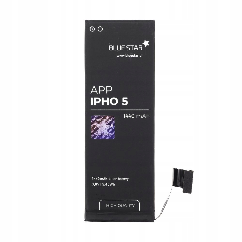 

Bateria do iPhone 5 1440 mAh Polymer niebieski Sta