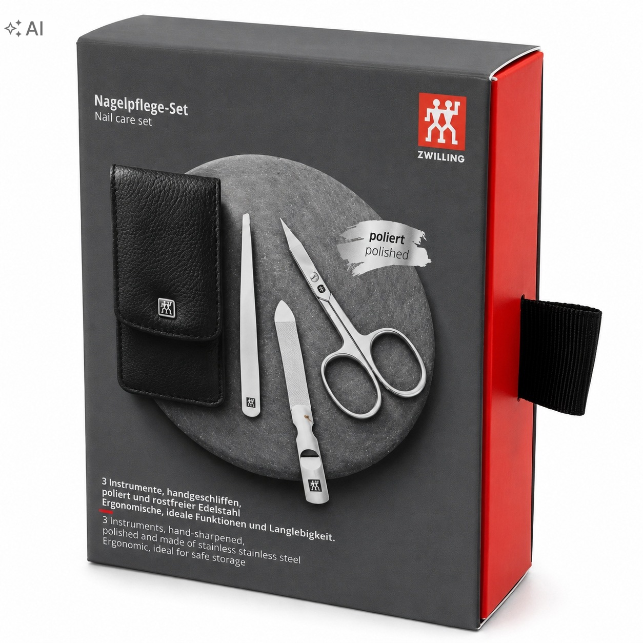Zwilling Zestaw Do Manicure 3 Elementy