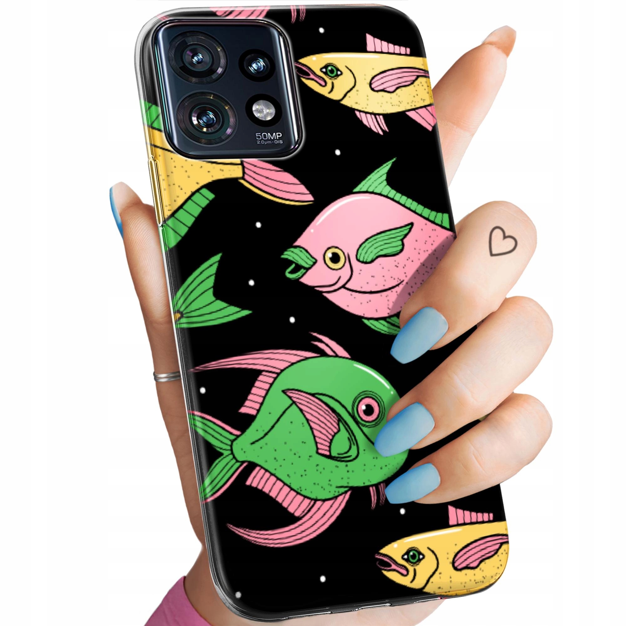 Etui Do Motorola Edge 40 Pro Ryby Rybki Fish Obudowa Pokrowiec Case