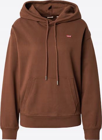 Y4220 LEVI'S Sweatshirt Standard brown DÁMSKA MIKINA XXS