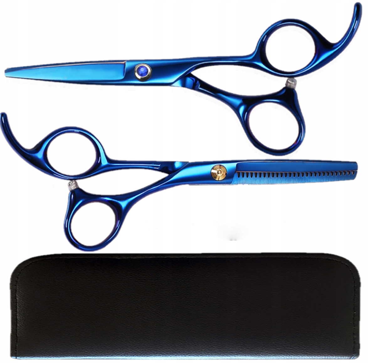 

Zestaw profesjonalnych nożyczek fryzjerskich etui