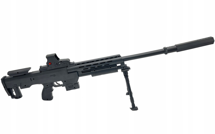 KARABIN SNAJPERSKI NA KULKI PLASTIKOWE PISTOLET IMITACJA BRONI SNAJPERKA Materiał plastik