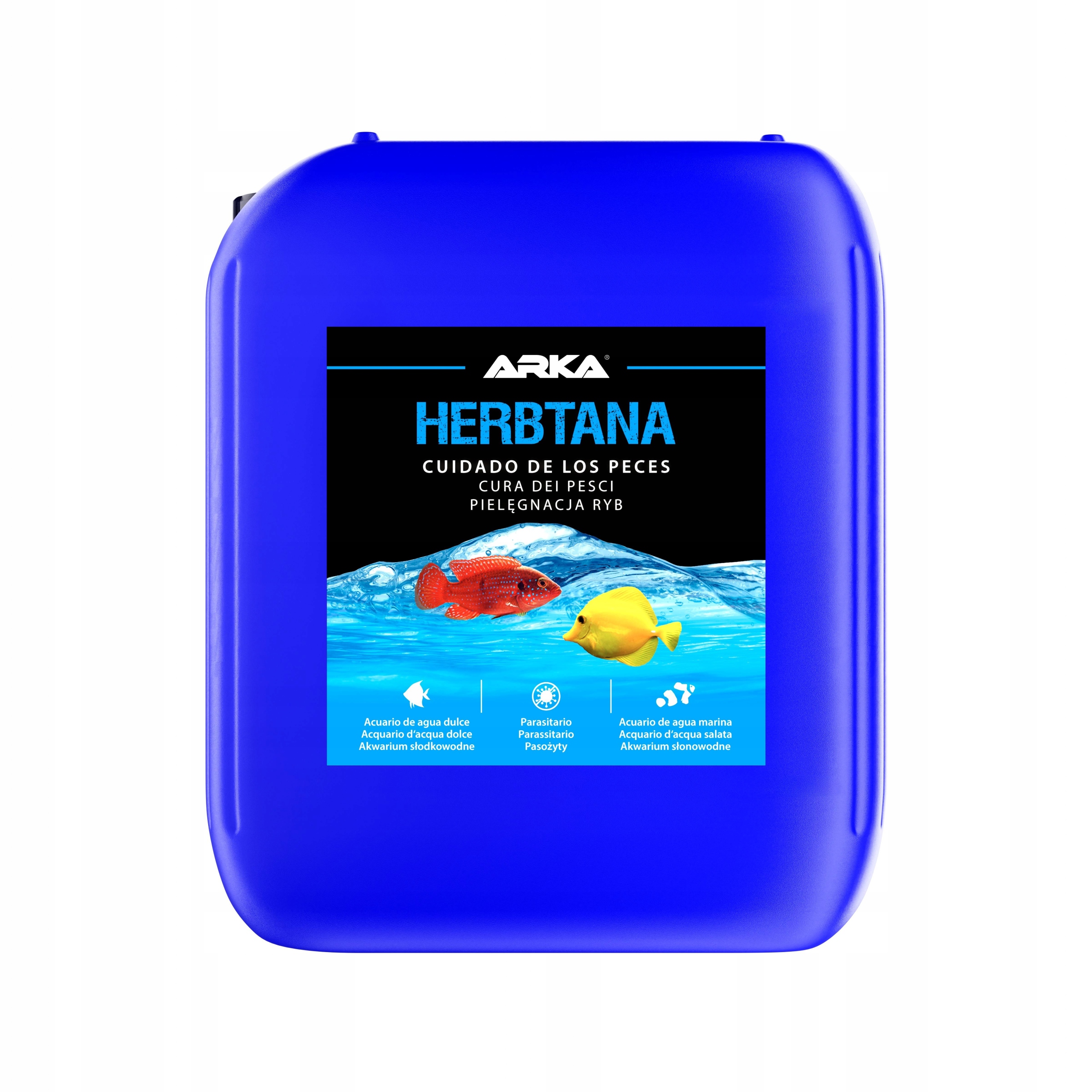 Levně Přípravek Na Parazity Ryb V Akváriu Přírodní Lék Pro Ryby Velký 5 L