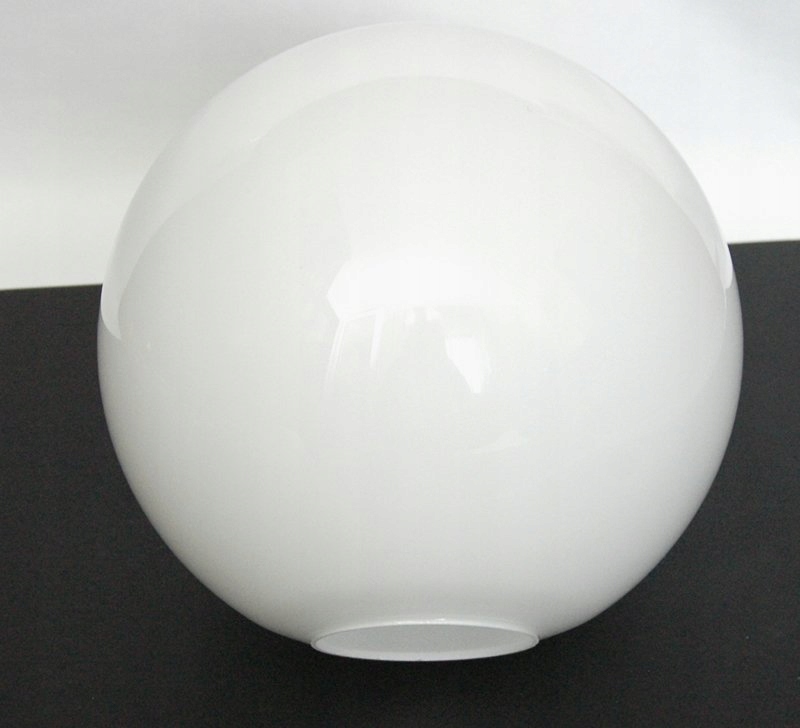 Skleněná kulička 25 cm lesklá pro lampy otvor 10 cm