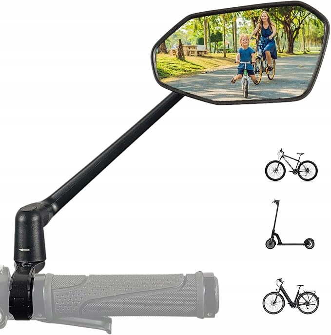 Lusterko rowerowe Reezer RS3 Prawe Składane 360°