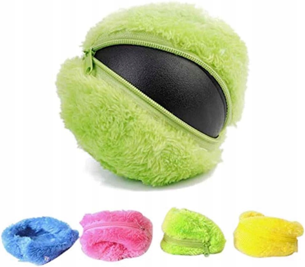 Levně míček pro psy Koule Čistící mop se 4 potahy