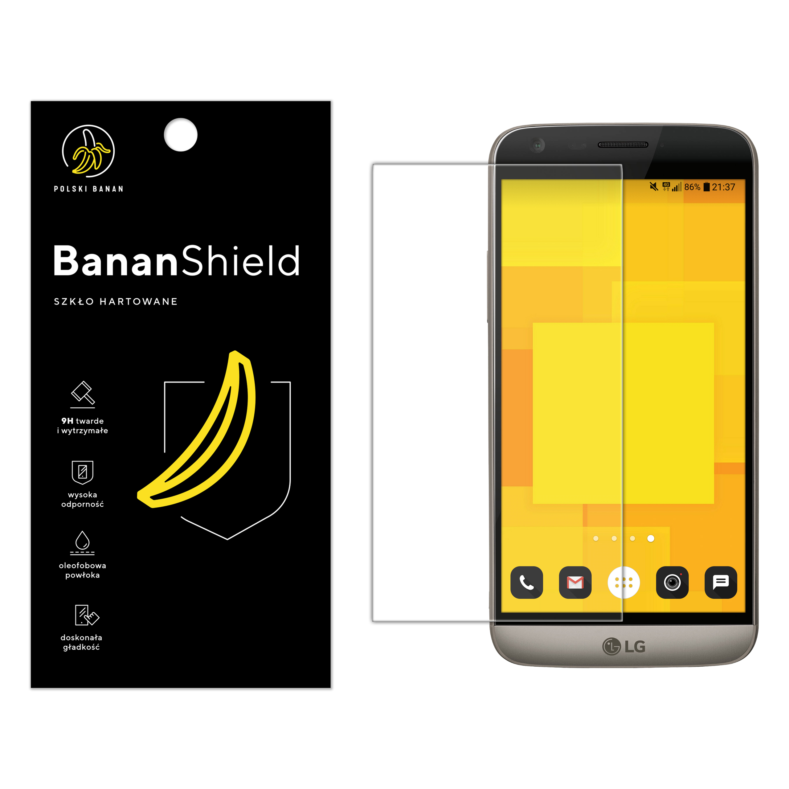 

Szkło Hartowane Polski Banan 9H do Lg G5