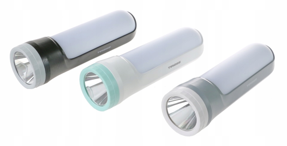 Latarka Akumulatorowa LED Ładowana przez USB 1xLED + 20 SMD LED Tiross