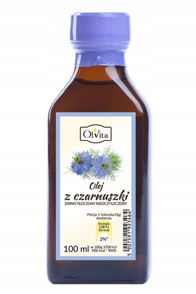 

Olvita Olej z czarnuszki zimnotłoczony 100ml (Egip