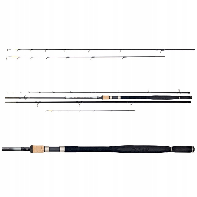 WĘDKA DAIWA N'Zon Super Slim Power Feeder 3+2sct|-150g|3.96m