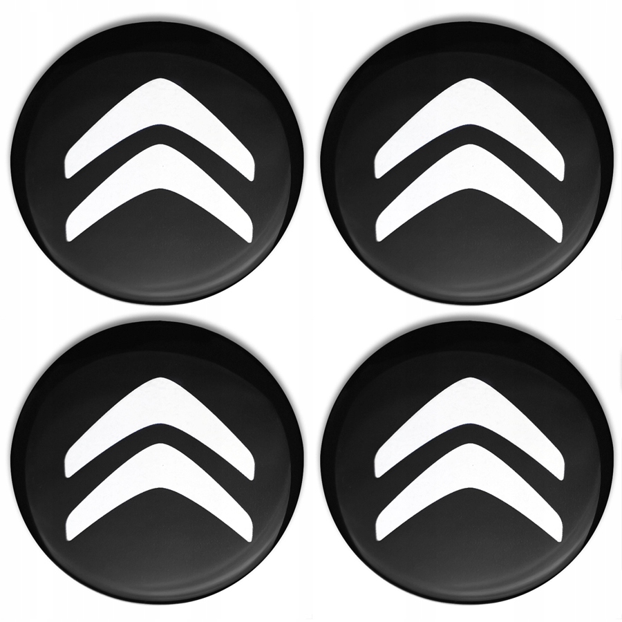 

Znaczki Emblematy na Felgi do Citroen 50mm 4szt