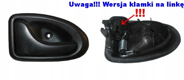 RENAULT THALIA KLAMKA WEWNĘTRZNA LEWA PRZÓD Producent części Inny