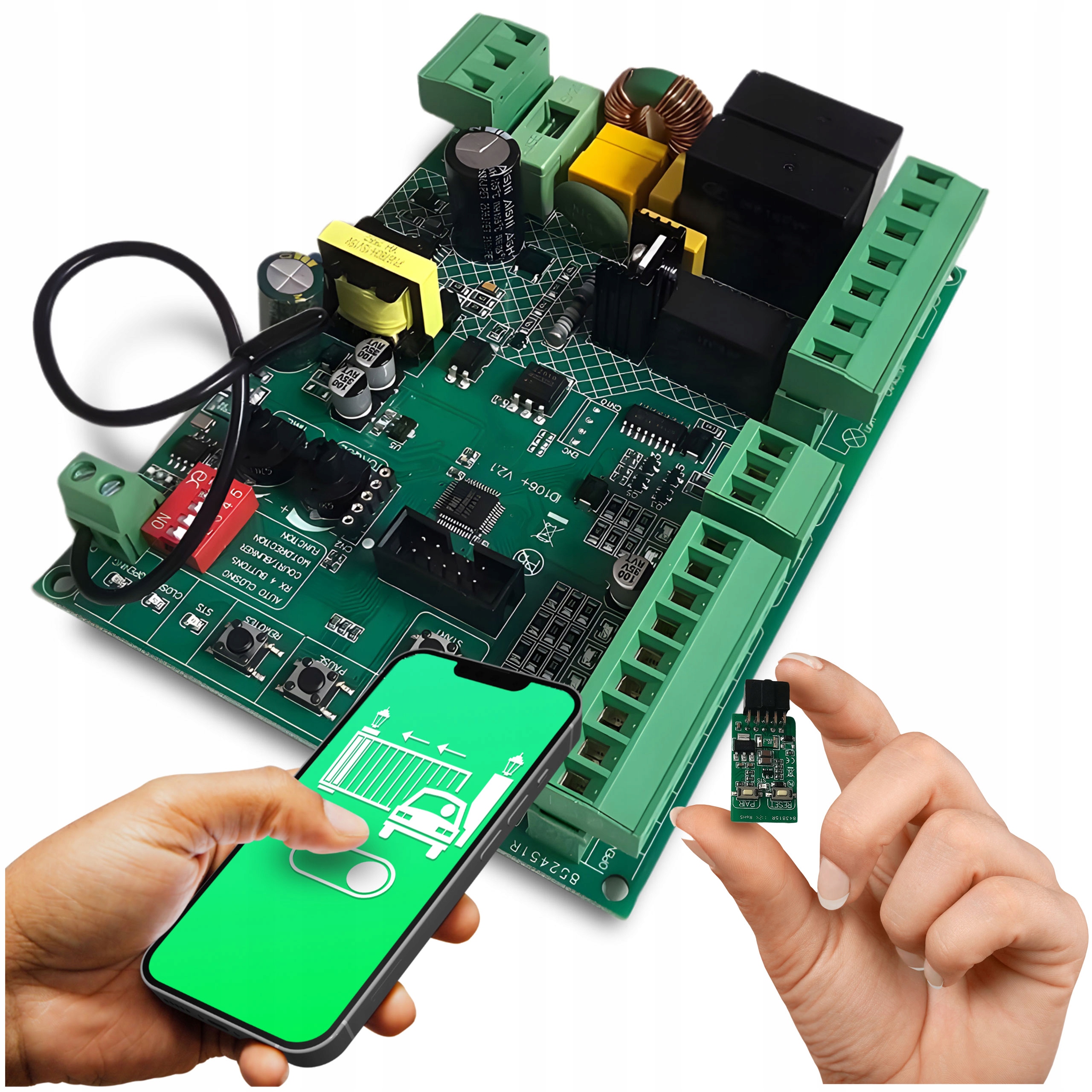 Univerzální Řídicí Jednotka pro posuvné brány 230V 750W, náhrada Wifi