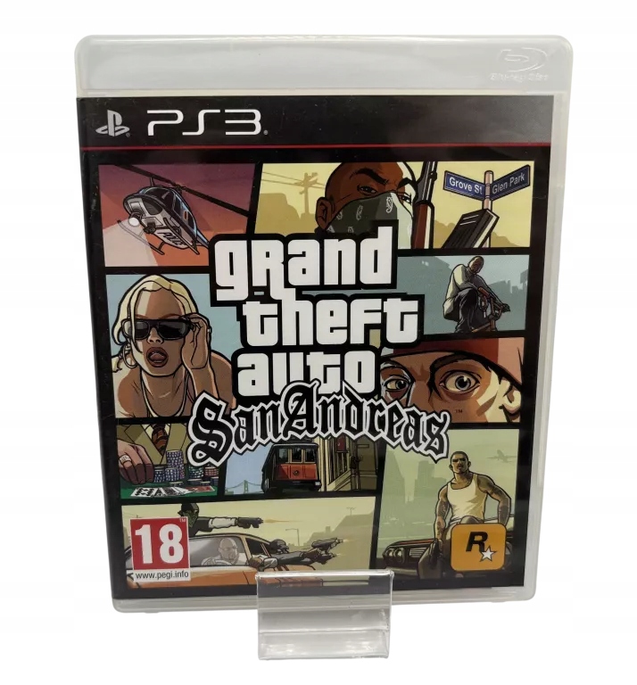 GRA GTA SAN ANDREAS PS3 PLAKAT Z MAPĄ BLES02219