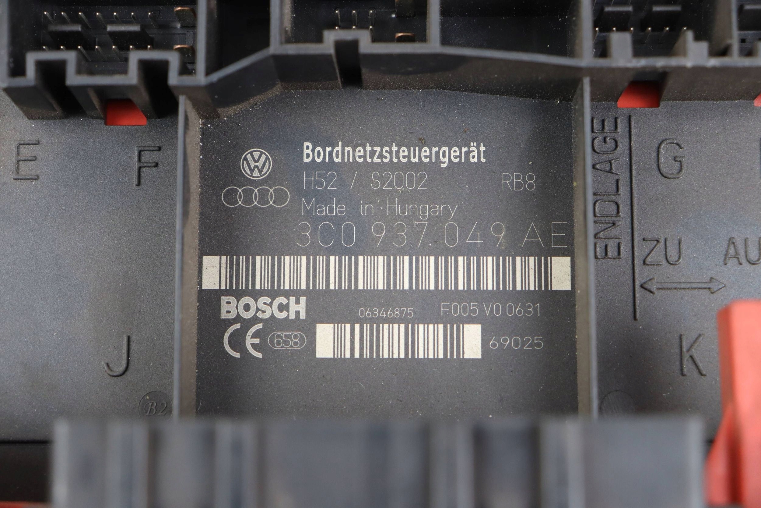 VW PASSAT B6 TOURAN e GOLF V modulo Centralina BORDNETZ KOMFORTU 3C0937049AE