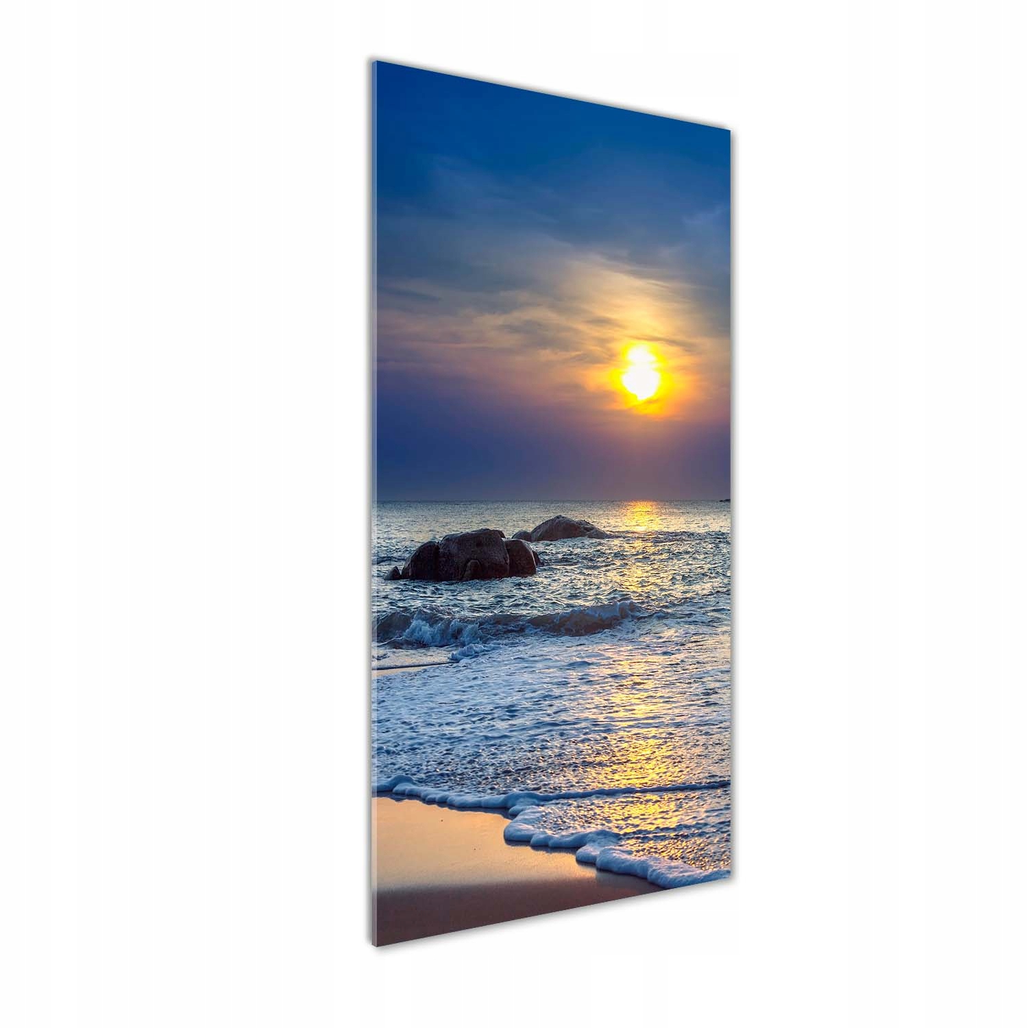 

Foto obraz akrylowy Zachód słońca plaża 50x125cm